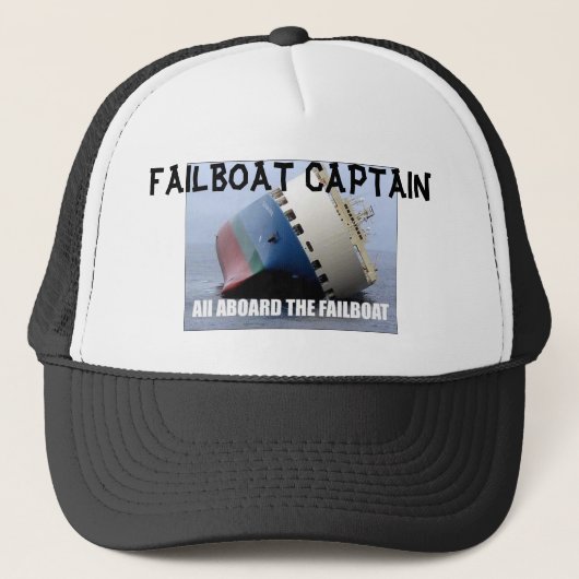 failboot, FAILBOAT CAPTAIN Trucker Pet (Voorkant)