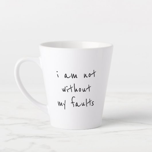 Faille latte Mug (Gauche)