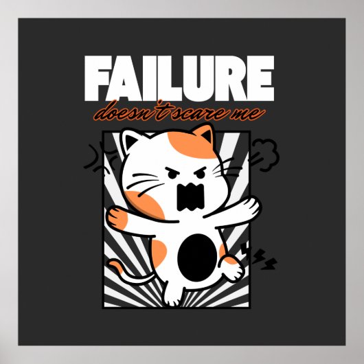 Failure Doesn't Scare Me Poster (Voorkant)