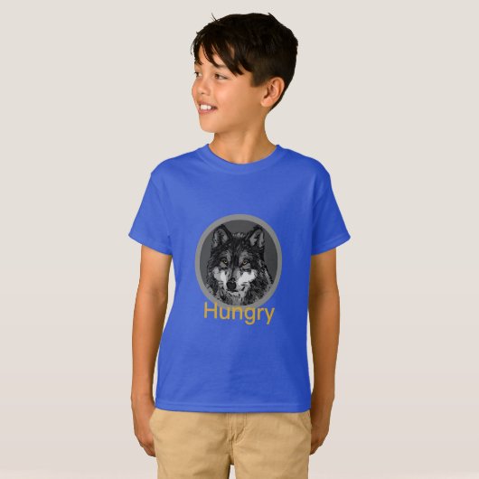 Faim - T-shirt de base pour enfants (Devant entier)