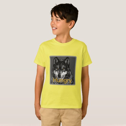 Faim - T-shirt de base pour enfants (Devant entier)