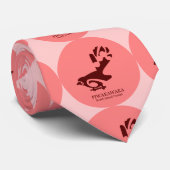 Faintail Nieuw-Zeelandse Aotearoa Bird Stropdas (Opgerold)