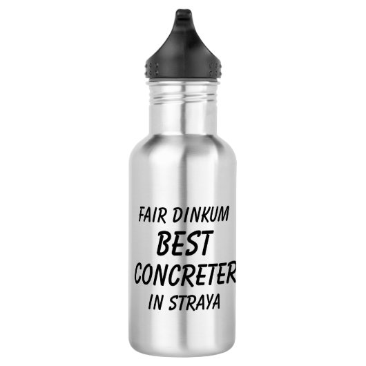 Fair Dinkum BEST CONCRETER in Straya Waterfles (Rechts)