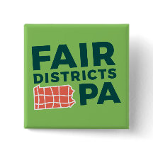 Fair Districts PA 2 " Button