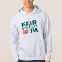 Fair Districts PA Asgrijze Hoodie