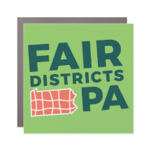 Fair Districts PA Magnet de voiture