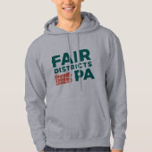 Fair Districts PA Sweat - shirt à capuche (Devant)