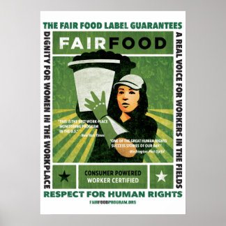 Fair Food Poster - Groot
