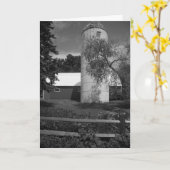 "Fair Grounds Boerderij" Birthday Kaart (Gele Bloem)