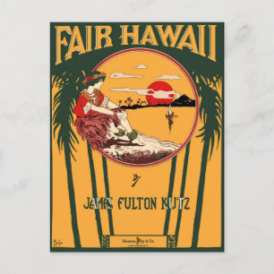 Fair Hawaii — Hoesje muziek Briefkaart
