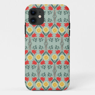 Fair isle fairle floral rustige chic schattig patr iPhone 11 hoesje