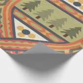 Fair Isle Kerstmis 6 Cadeaupapier (Hoek)