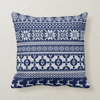 Fair Isle Knit Sweater Pillow Kussen