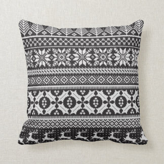 Fair Isle Knit Sweater Pillow Kussen