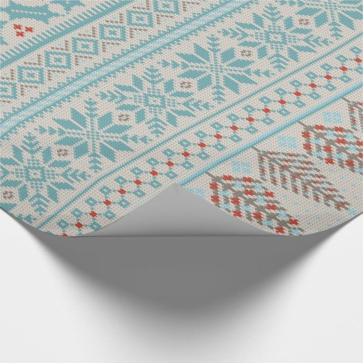 Fair Isle Knit trui inpakpapier (Hoek)