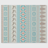 Fair Isle Knit trui inpakpapier (Vlak)