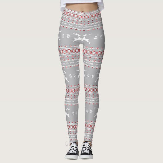 Fair Isle Leggings (Voorkant)