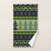 Fair isle Noël 5 (Serviette à main)