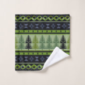 Fair isle Noël 5 (Gant de toilette)