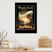 Fair Isle Paprika  Retro Print (Keuken)