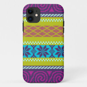 Fair Isle Stripe in Metro iPhone 11 Hoesje