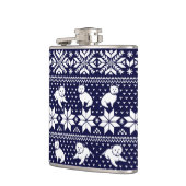 Fair Isle Westies Flask Heupfles (Links)