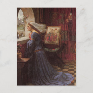 Fair Rosamund op het raam Briefkaart