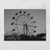 Fair Time Fun Riding the Ferris Wheel and Carnival Briefkaart (Voorkant)