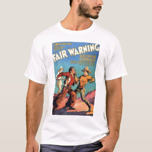 'Fair Warning' 1931 poster T-shirt voor film