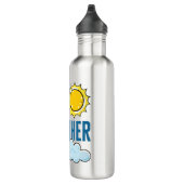 Fair Weather Fan Meteoroloog Weatherman Waterfles (Rechts)