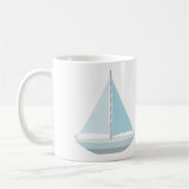 Fair Winds en volgende Zeeen Sail Boat Mok (Links)