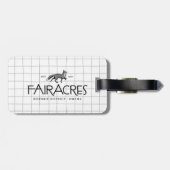 Fairacres-Bagagelabel Bagagelabel (Achterkant horizontaal)