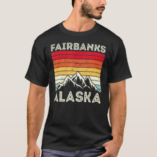 Fairbanks Alaska AK Retro Travel Souvenir T-shirt
