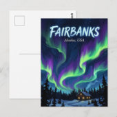 Fairbanks Alaska Ansichtkaart Briefkaart (Voorkant / Achterkant)