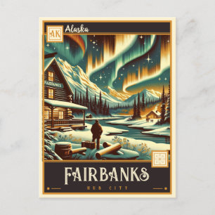 Fairbanks, Alaska    Briefkaart