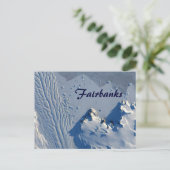 Fairbanks Alaska Briefkaart (Staand voorkant)