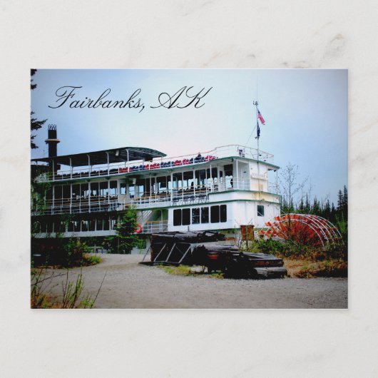 Fairbanks Alaska Briefkaart (Voorkant)