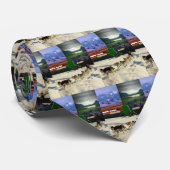 Fairbanks, Alaska Collage Stropdas (Opgerold)