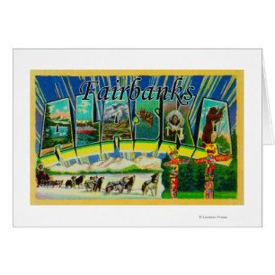 Fairbanks, Alaska - Scènes de grandes lettres