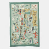 Fairbanks Carte Serviette de cuisine (Vertical)