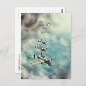 Fairchild Republic A-10 Thunderbolt II briefkaart (Voorkant / Achterkant)