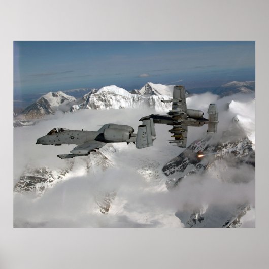 Fairchild-Republic A-10 Warthog Poster (Voorkant)