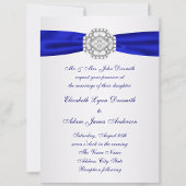 Faire Argent Et Invitations De Mariage Bleu Royal