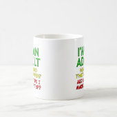 Faire Arrêter l'Adulte Drôle Mug (Centre)