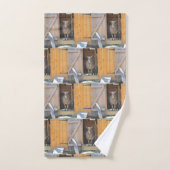 Faire bon accueil à des chèvres (Serviette à main)