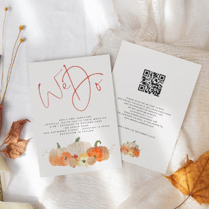 Faire Briller Les Citrouilles Code QR Invitation D