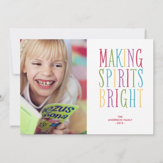 FAIRE BRILLER LES ESPRITS | CARTE PHOTO VACANCES (Devant)