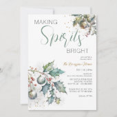 Faire briller les esprits Invitation de vacances d (Devant)