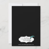 Faire carte d'anniversaire de mariage en damassé n (Dos)