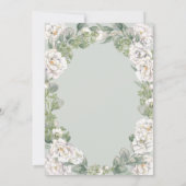 Faire carte de 99e anniversaire avec bordure flora (Dos)
